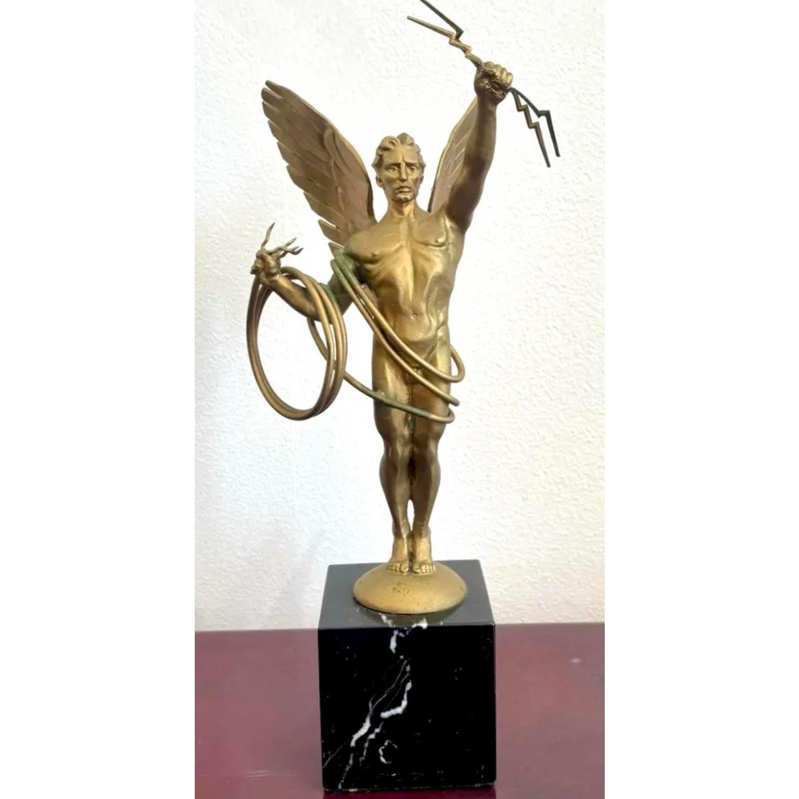 Figura greca in tecnica mista vintage Grand Tour In condizioni buone in vendita a West Palm Beach, FL