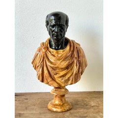 Vintage Grand Tour Plaster Bust of Man