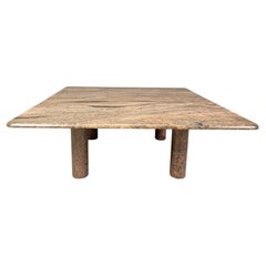 Mesa de centro vintage de granito, años 1970