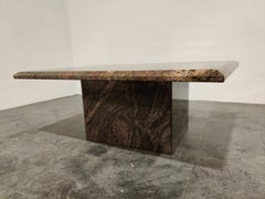 Vintage Granite Coffee Table, 1980s