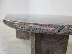 Vintage Granite Coffee Table, 1980s