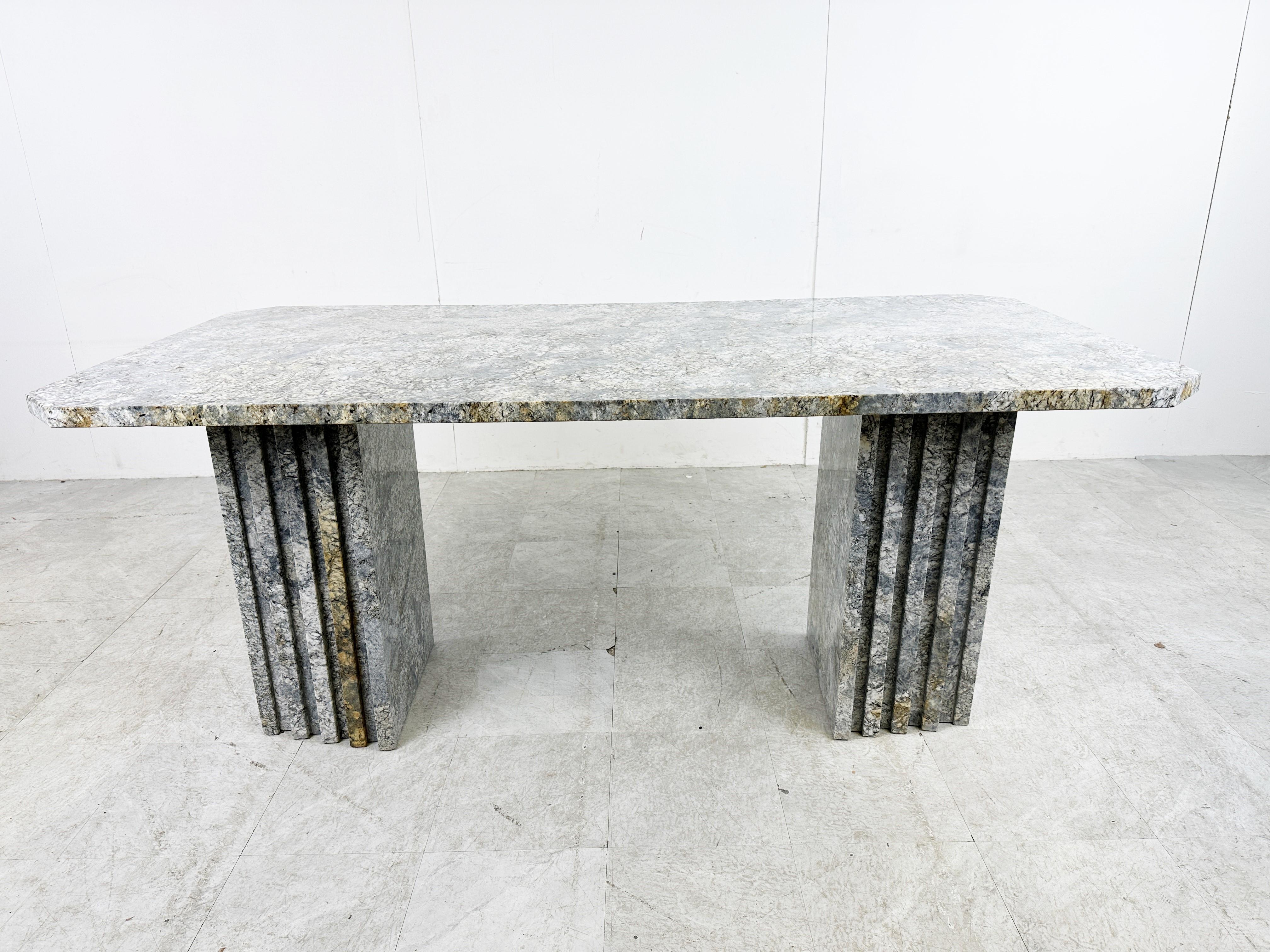 granite top dining table
