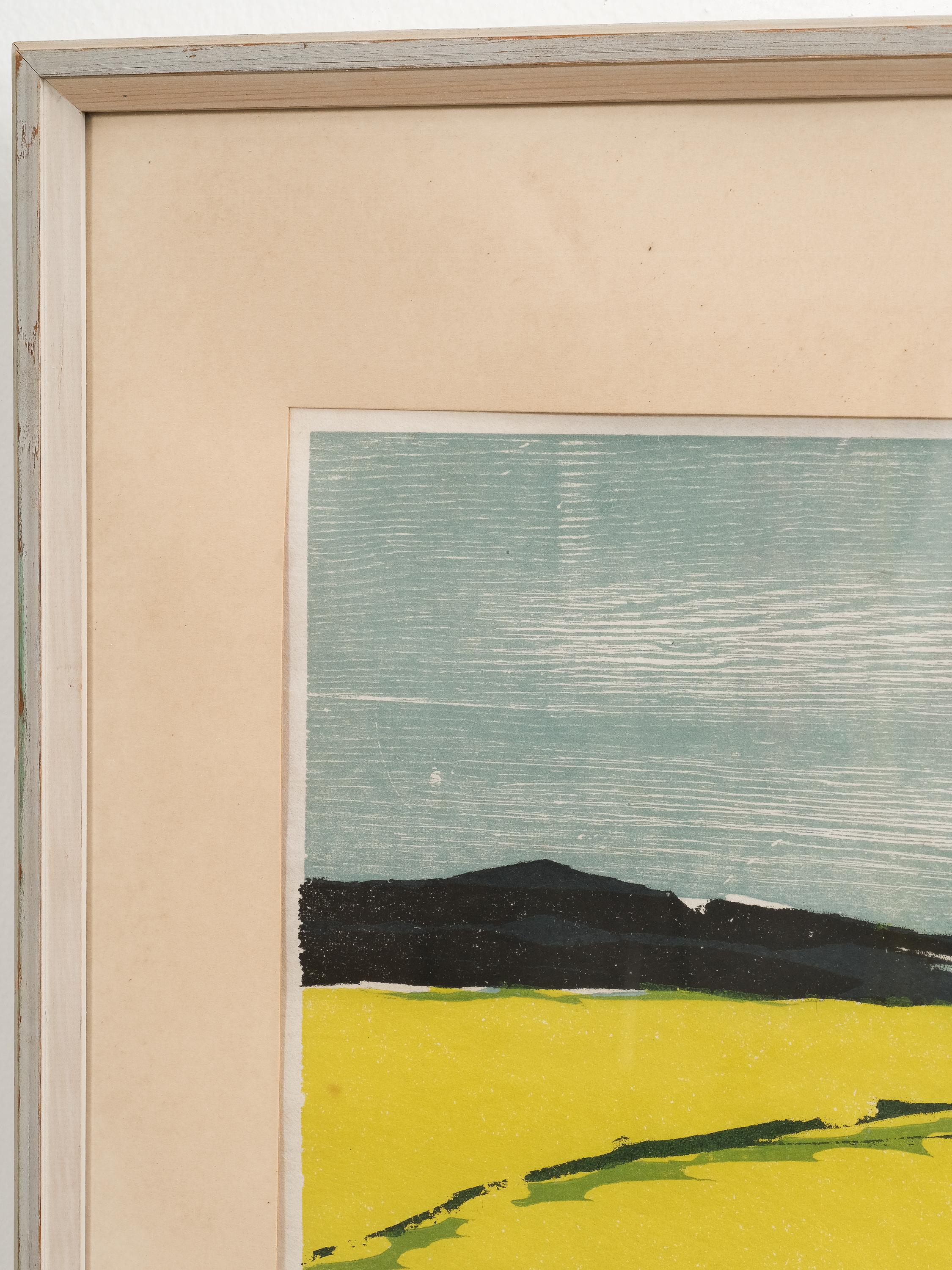 Svedese Grafica d'epoca di Kurt Ullberger, Svezia, 1969 in vendita