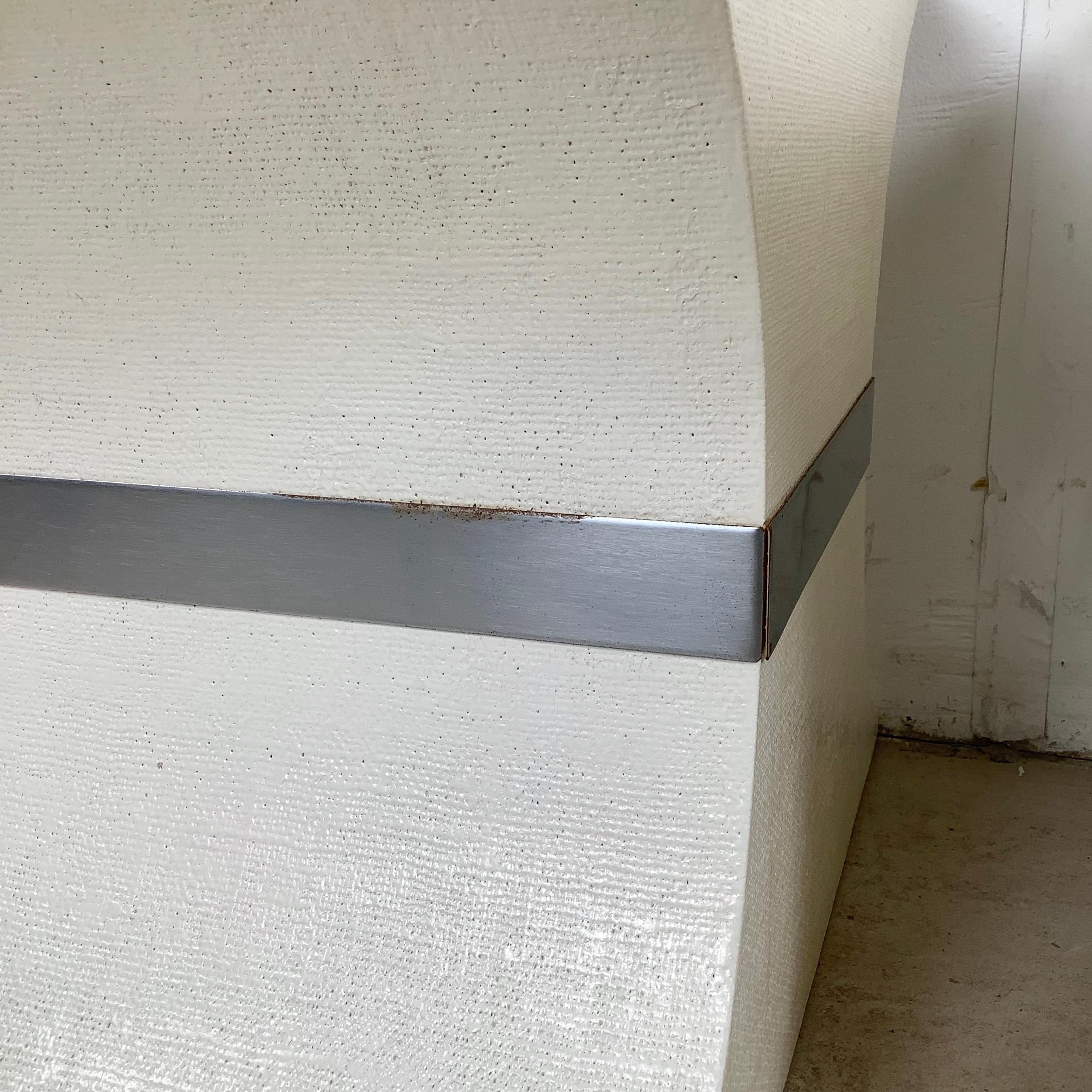 Sièges vintage en toile d'herbe à la manière de Karl Springer en vente 6