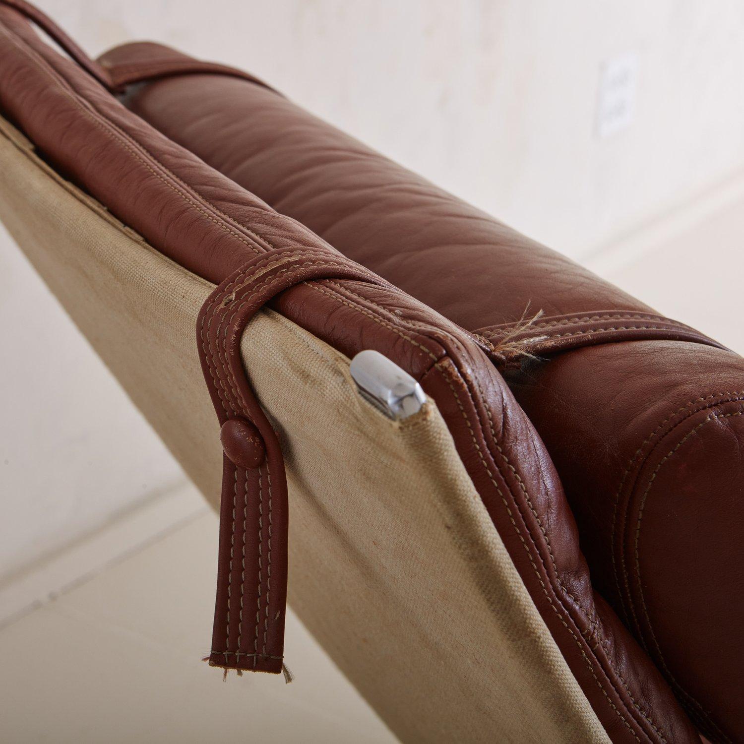 Ikonische + seltene 'Grasshopper' Chaise Lounge von Preben Fabricius + Jørgen Kastholm im Angebot 5