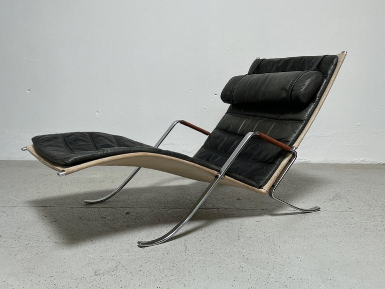 Vintage Grasshopper Chair by Preben Fabricius + Jørgen Kastholm In Good Condition For Sale In Dallas, TX