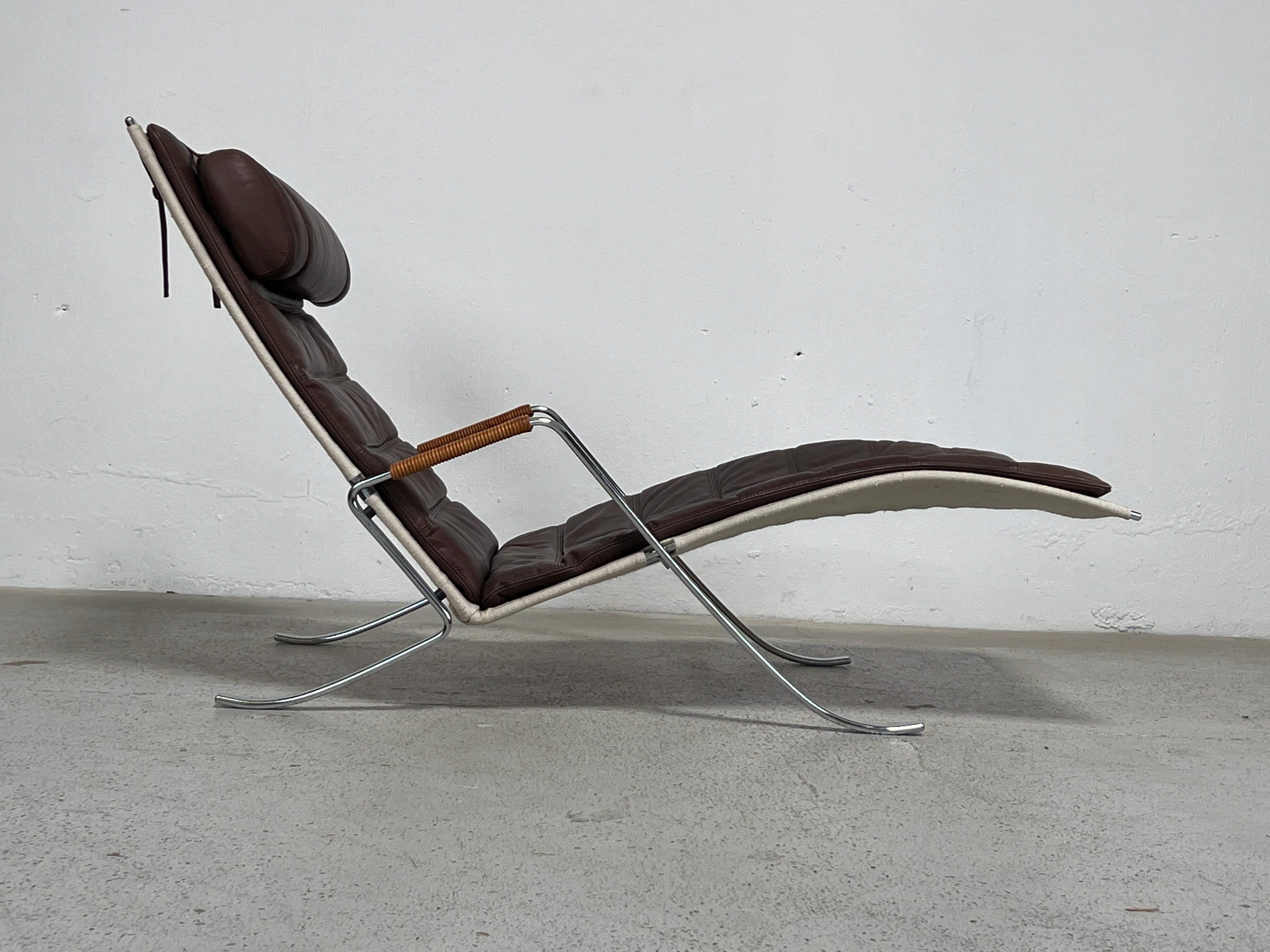 Vintage Grasshopper Chair by Preben Fabricius + Jørgen Kastholm For Sale 2