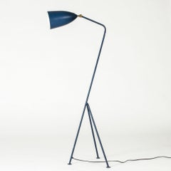 Vintage "Grasshopper" Floor Lamp, Greta Magnusson-Grossman, Sweden, 1950s