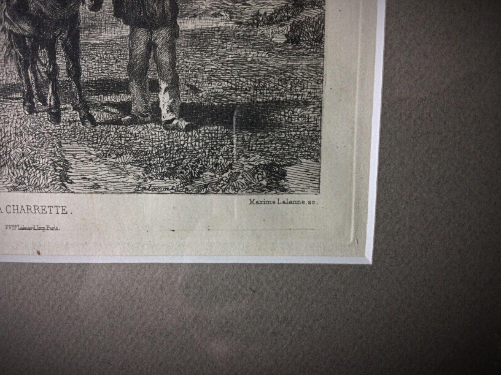 Francese Gravure d'epoca 