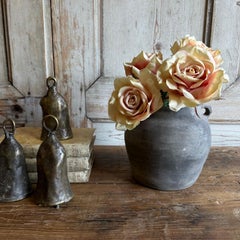 Vintage Gray Clay Weathered Pottery