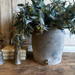 Vintage Gray Clay Weathered Pottery