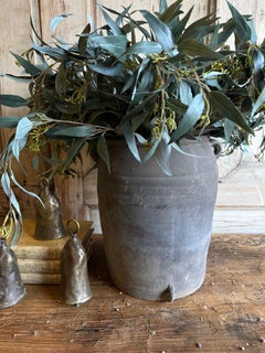 Vintage Gray Clay Weathered Pottery