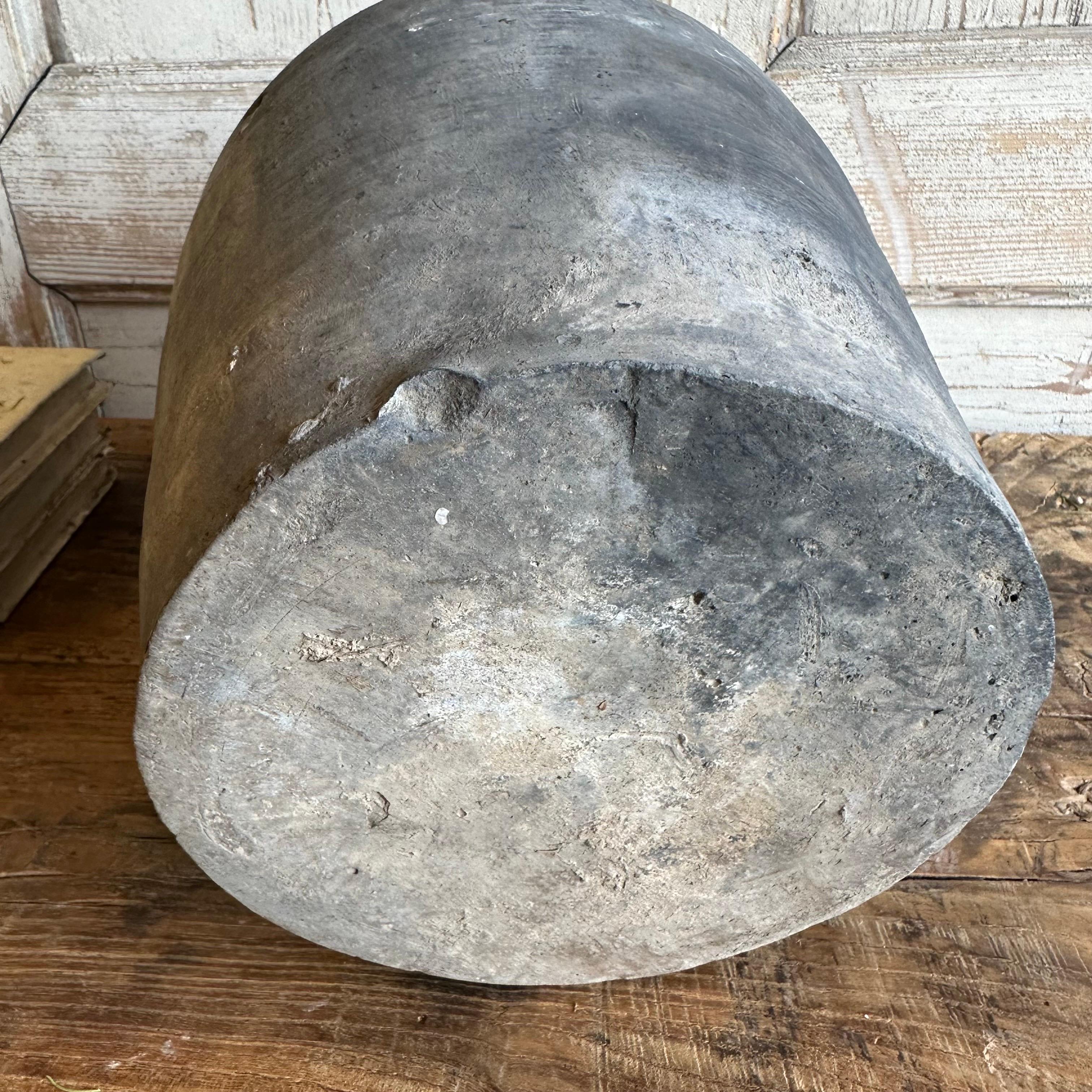 Vintage Gray Clay Weathered Pottery 2