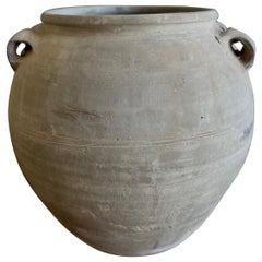 Vintage Gray Clay Weathered Pottery