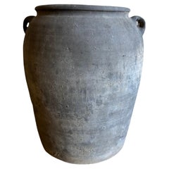 Vintage Gray Clay Weathered Pottery