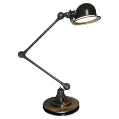 Jean Louis Domecq Jielde Vintage Gray Lamp  2 Arms France