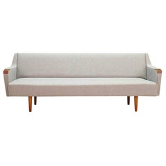 Vintage Gray Sofa Danish Design 1960s Classic