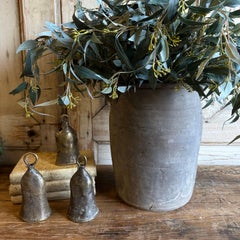 Vintage Gray Weathered Clay Pottery