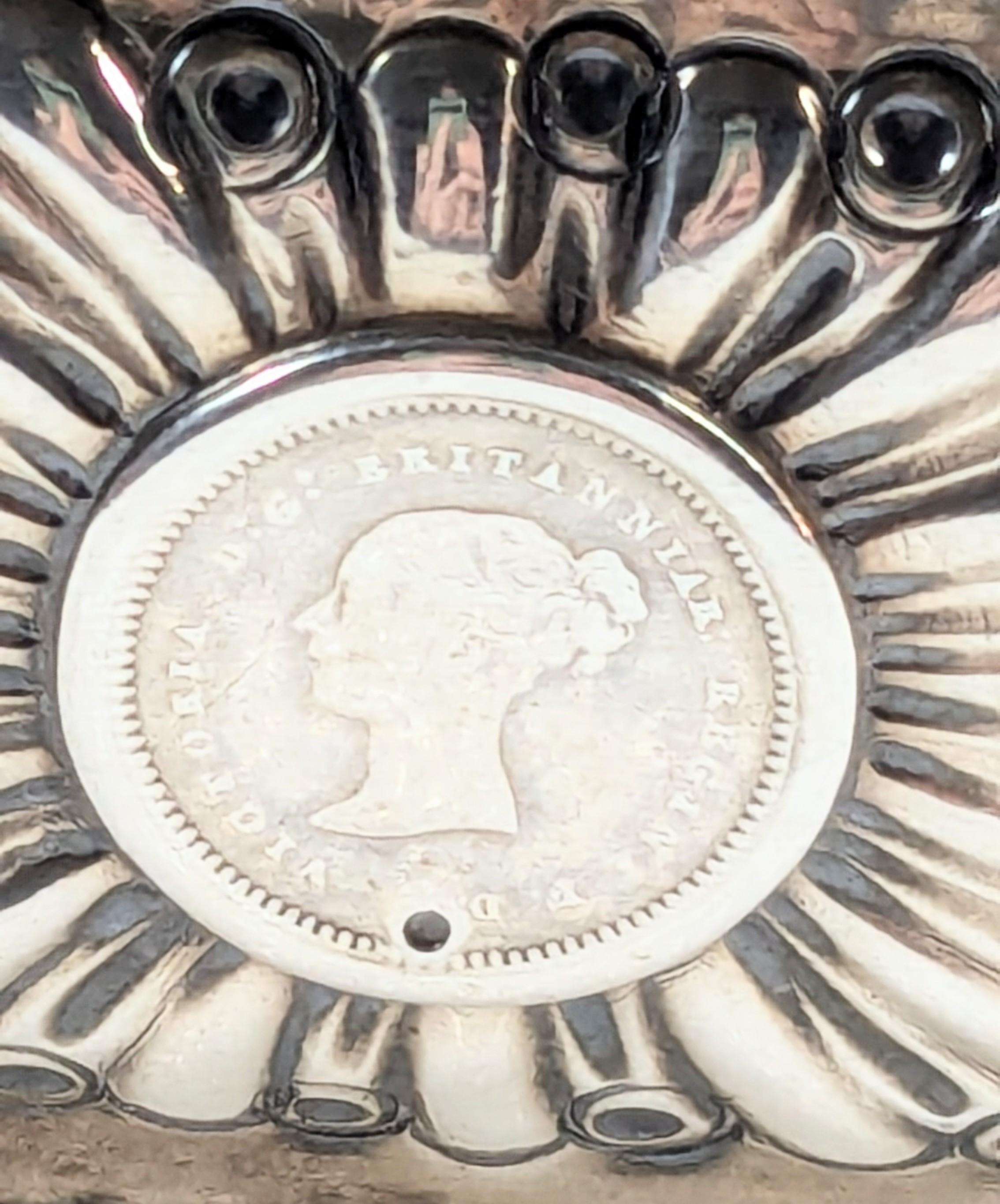 Vintage Great Britain Silver 3  Pill Box 