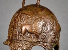 Vintage griechisch-römischen Helm in Bronze begann 20.