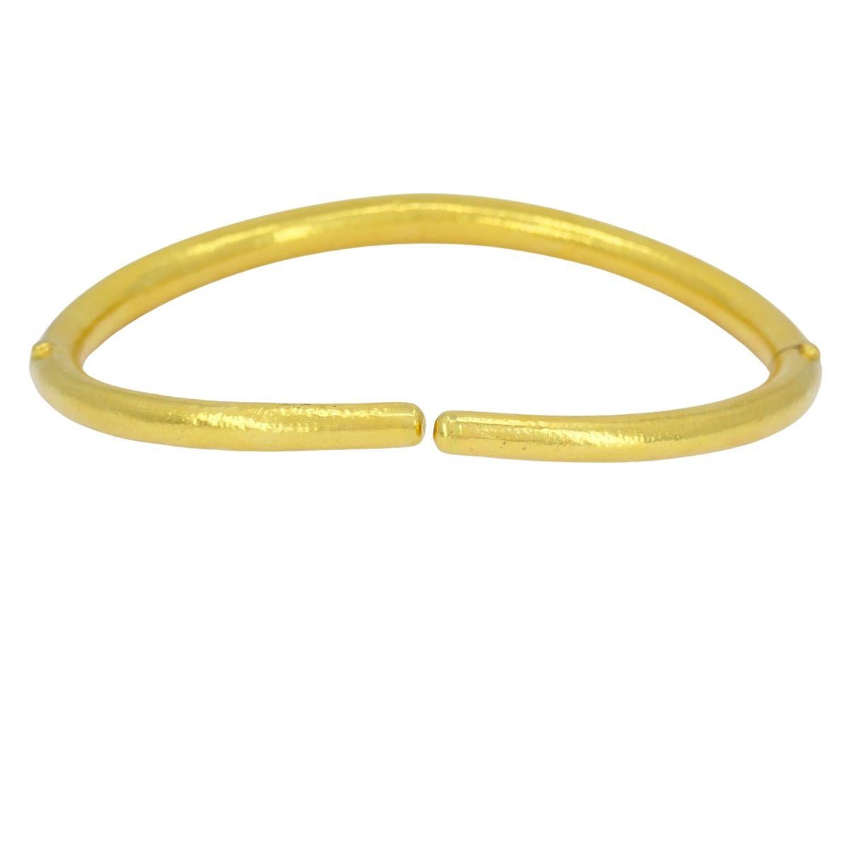 Collar Mecánico Vintage Griego de Oro Martillado de 18k en venta 5