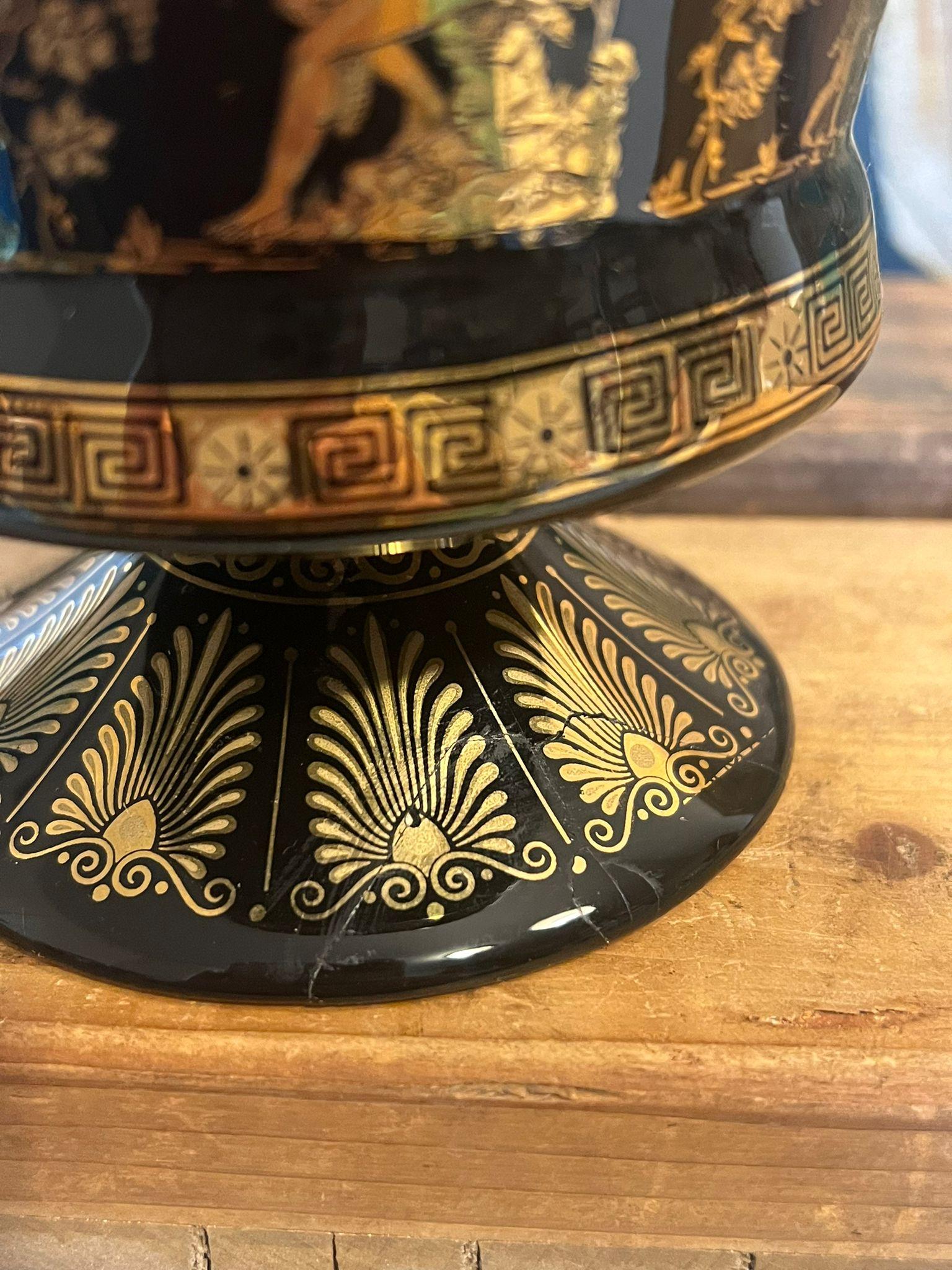 Plat à bonbons vintage à motif grec en vente 2