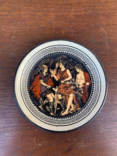 Vintage Greek Mythology Warrior Wall Plate