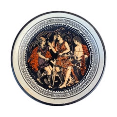 Vintage Greek Mythology Warrior Wall Plate