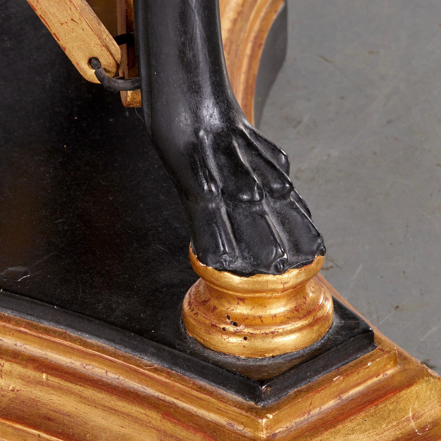 20th Century Vintage Greek Revival Octogonal Shaped Marble Top Giltwood Center Table For Sale