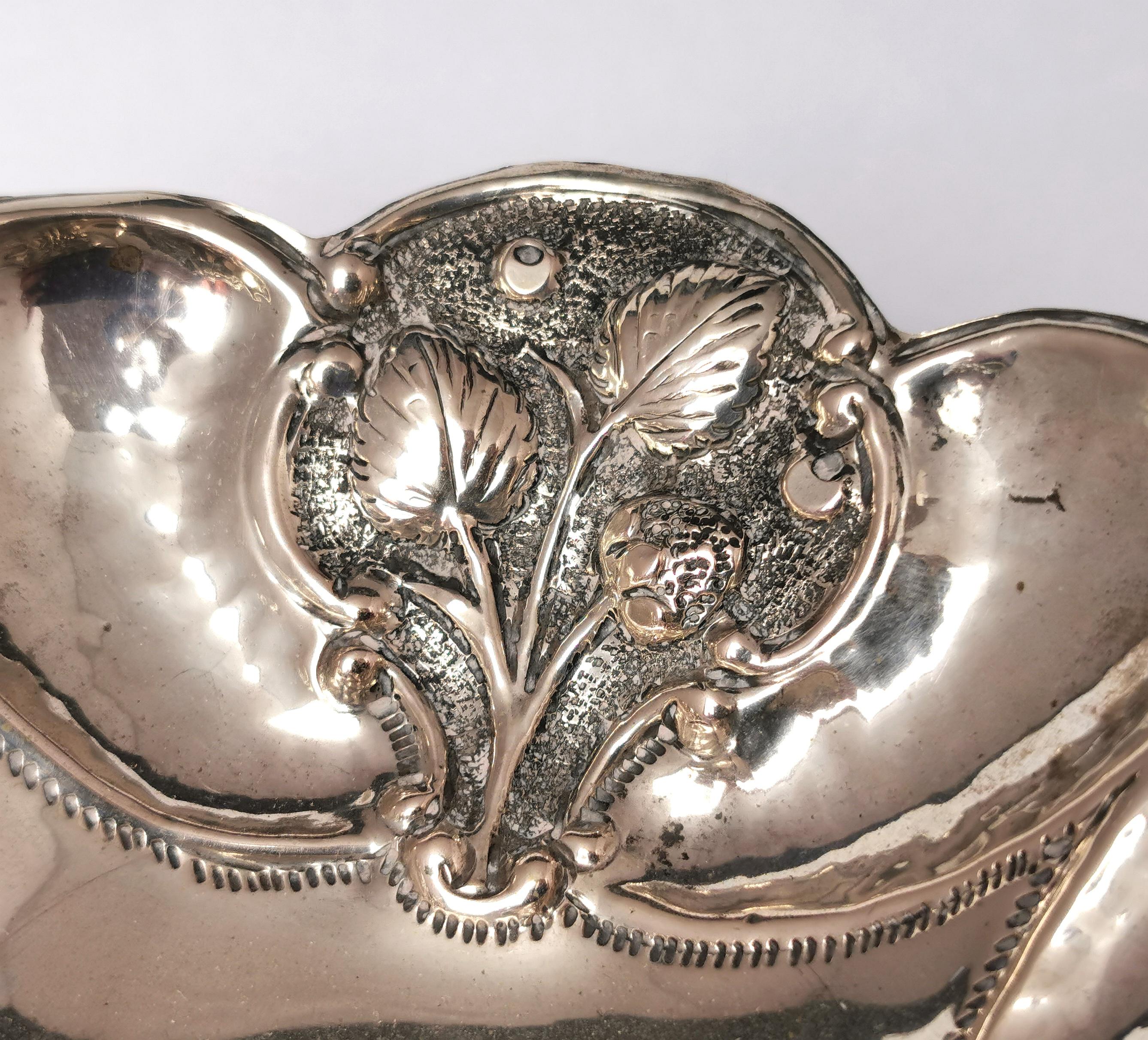 Vintage Greek Silver Bowl, Dish, Centrepiece For Sale 2