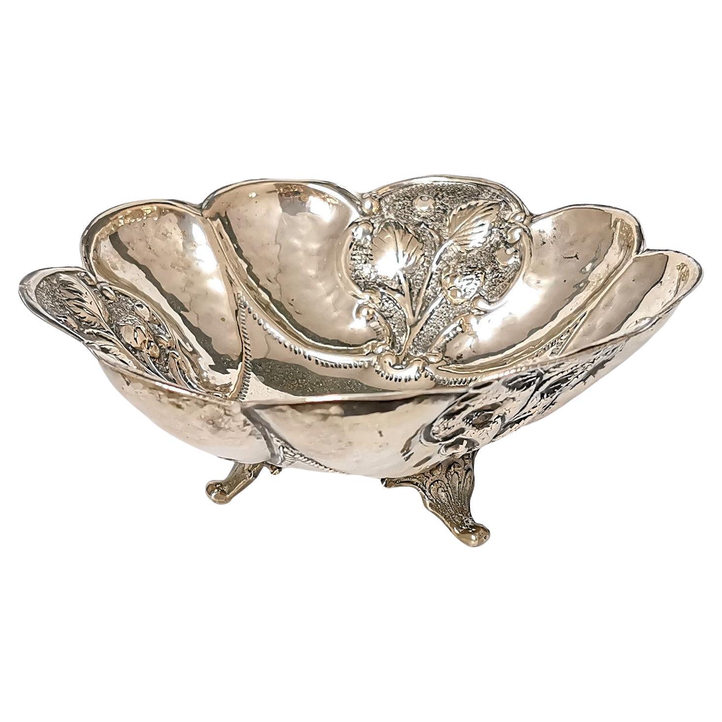 Vintage Greek Silver Bowl, Dish, Centrepiece For Sale