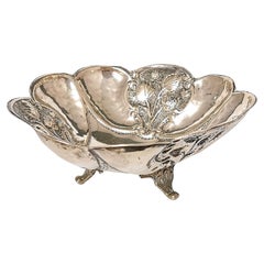Vintage Greek Silver Bowl, Dish, Centrepiece