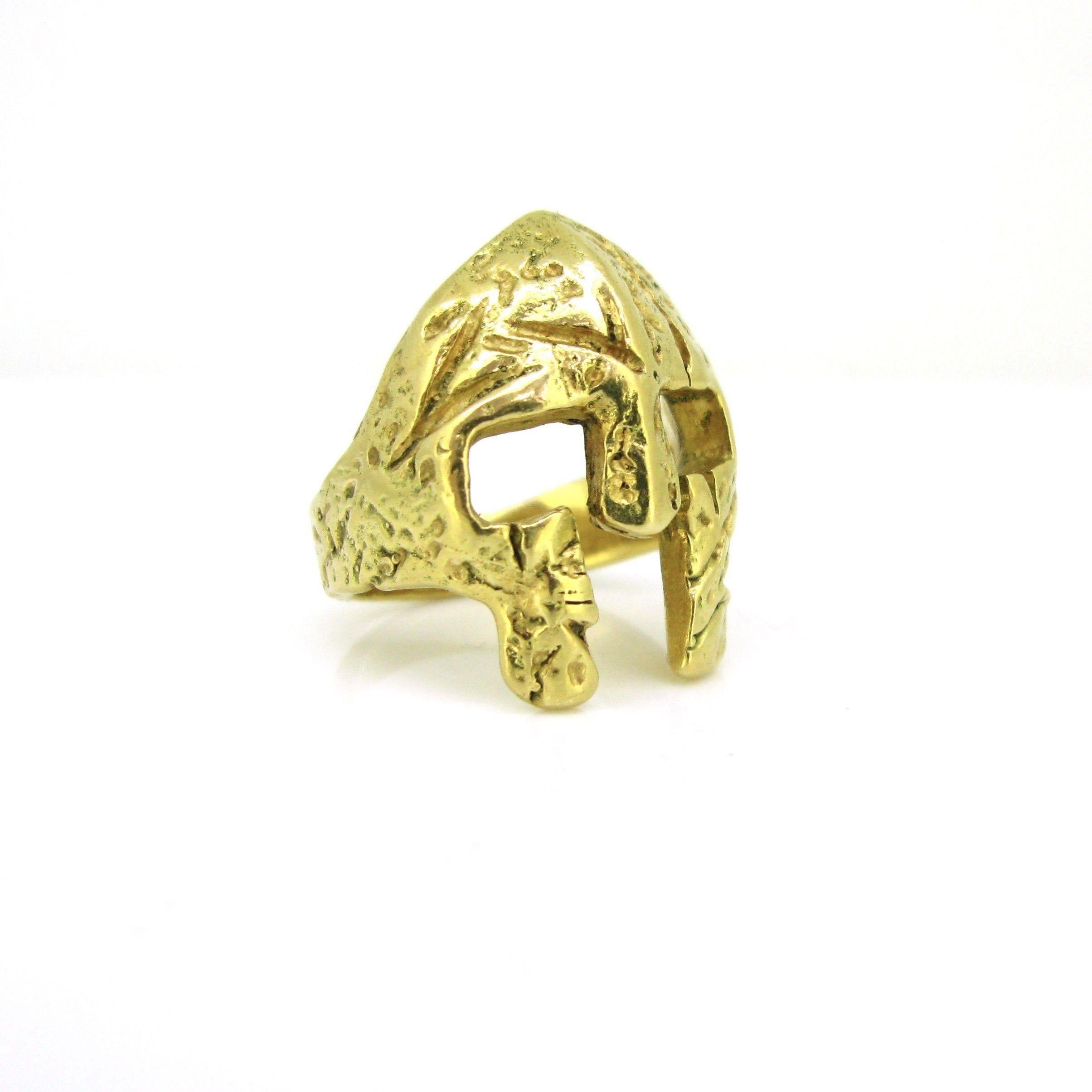 spartan gold ring