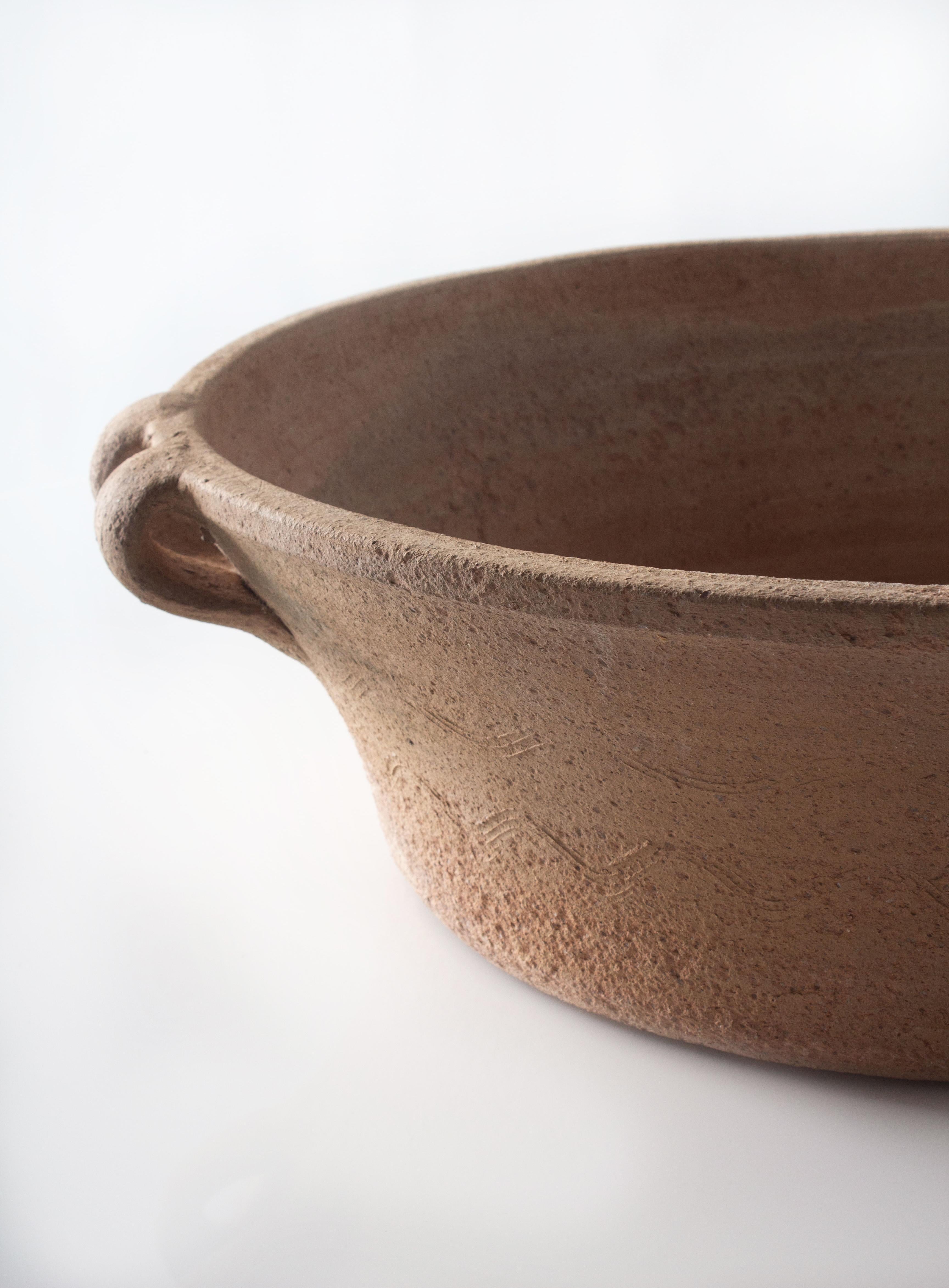 French Provincial Vintage Greek Terracotta Storage Bowl