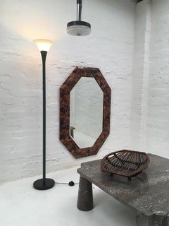 Lampada da terra torchiere vintage verde e nera Ikea anni '80