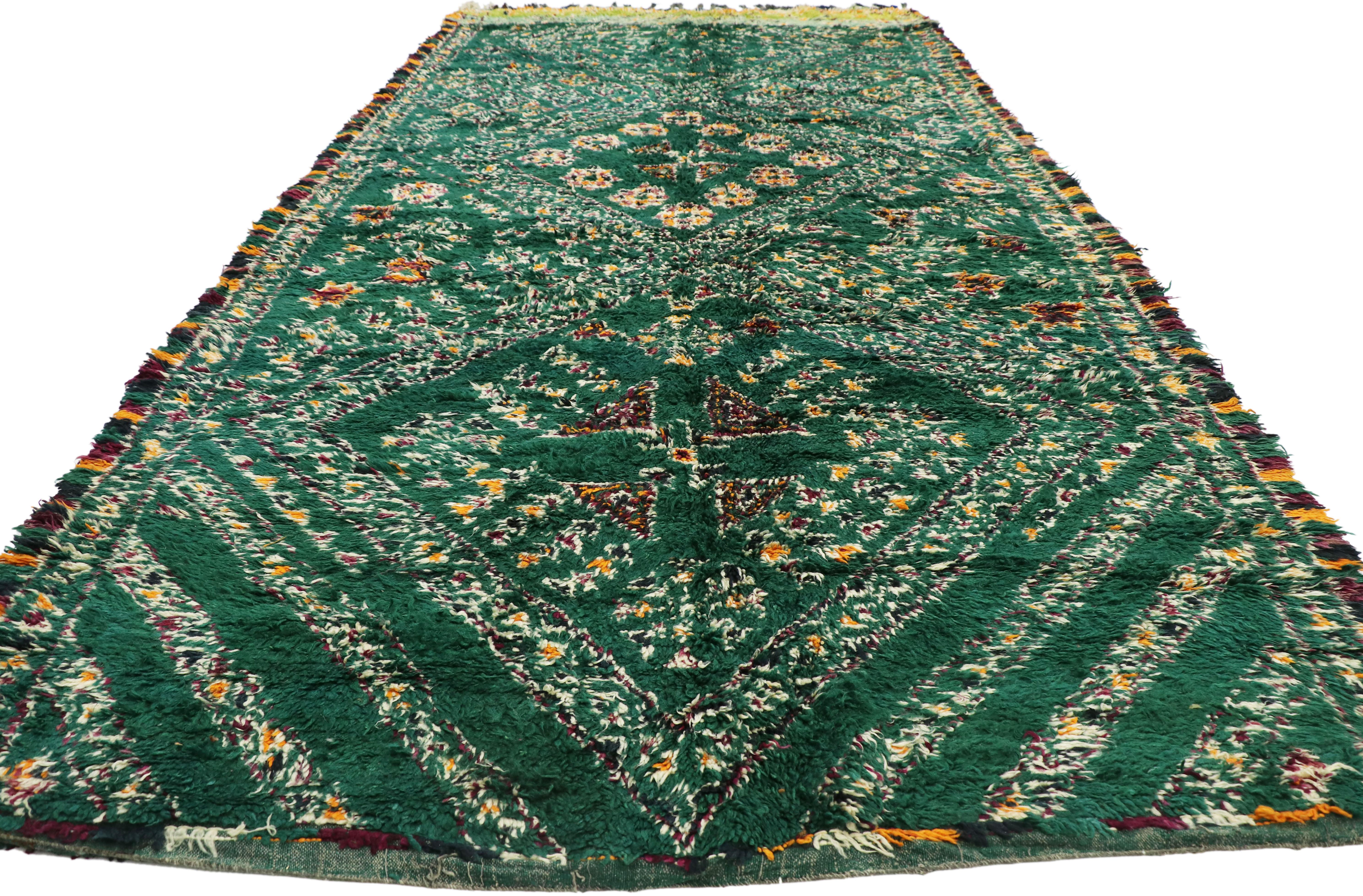 boho teppich grün