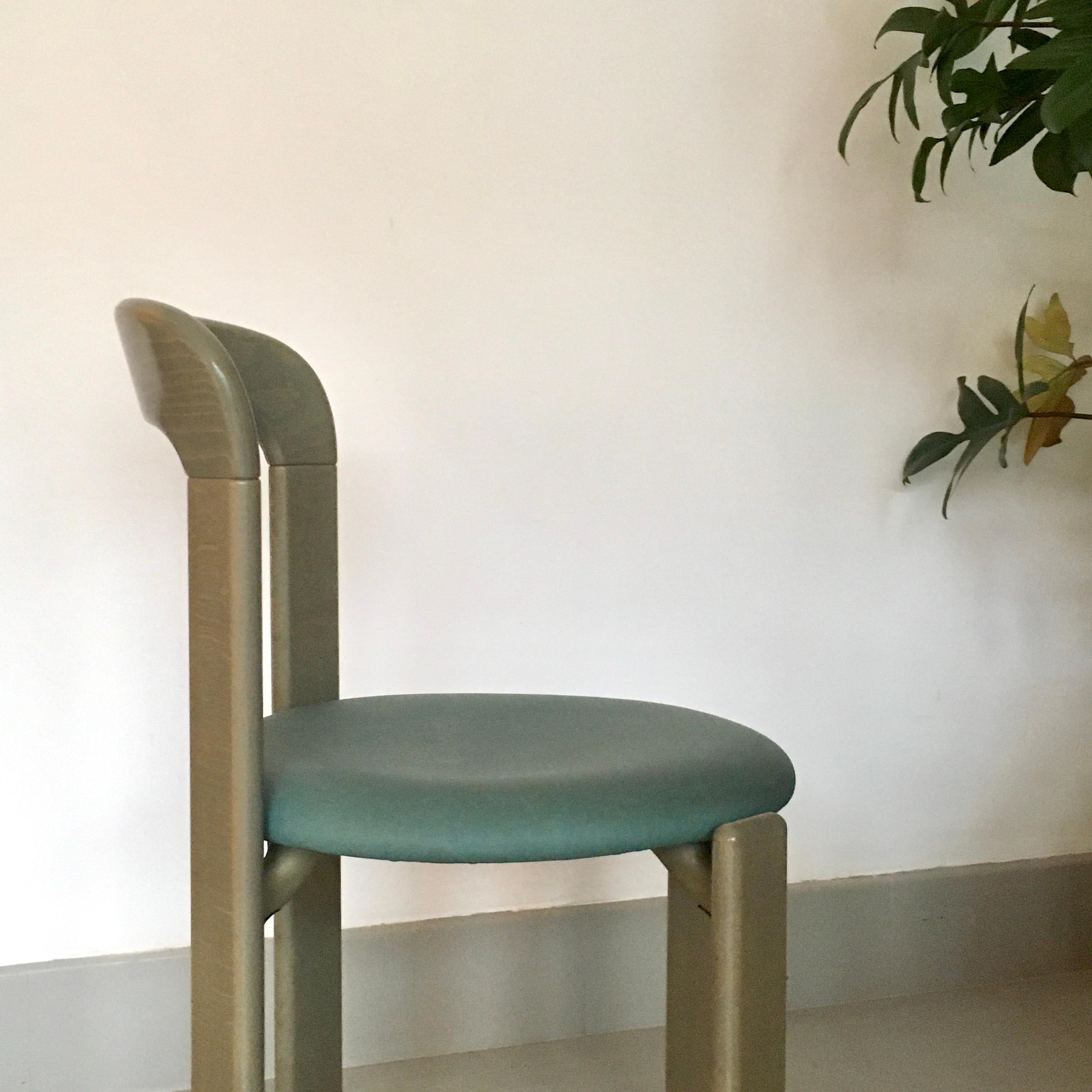 Vintage Green Chair by Bruno Rey for Dietiker, Switzerland, 1970s In Good Condition In Bruxelles, BE
