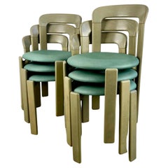 Grüner Vintage-Stuhl von Bruno Rey für Dietiker, Schweiz, 1970er Jahre