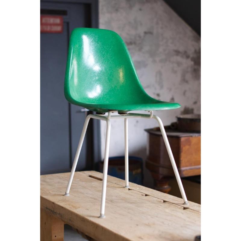 Sedie Vintage Green DSX -H Base di Charles & Ray Eames per Herman Miller, anni '60 in vendita 2