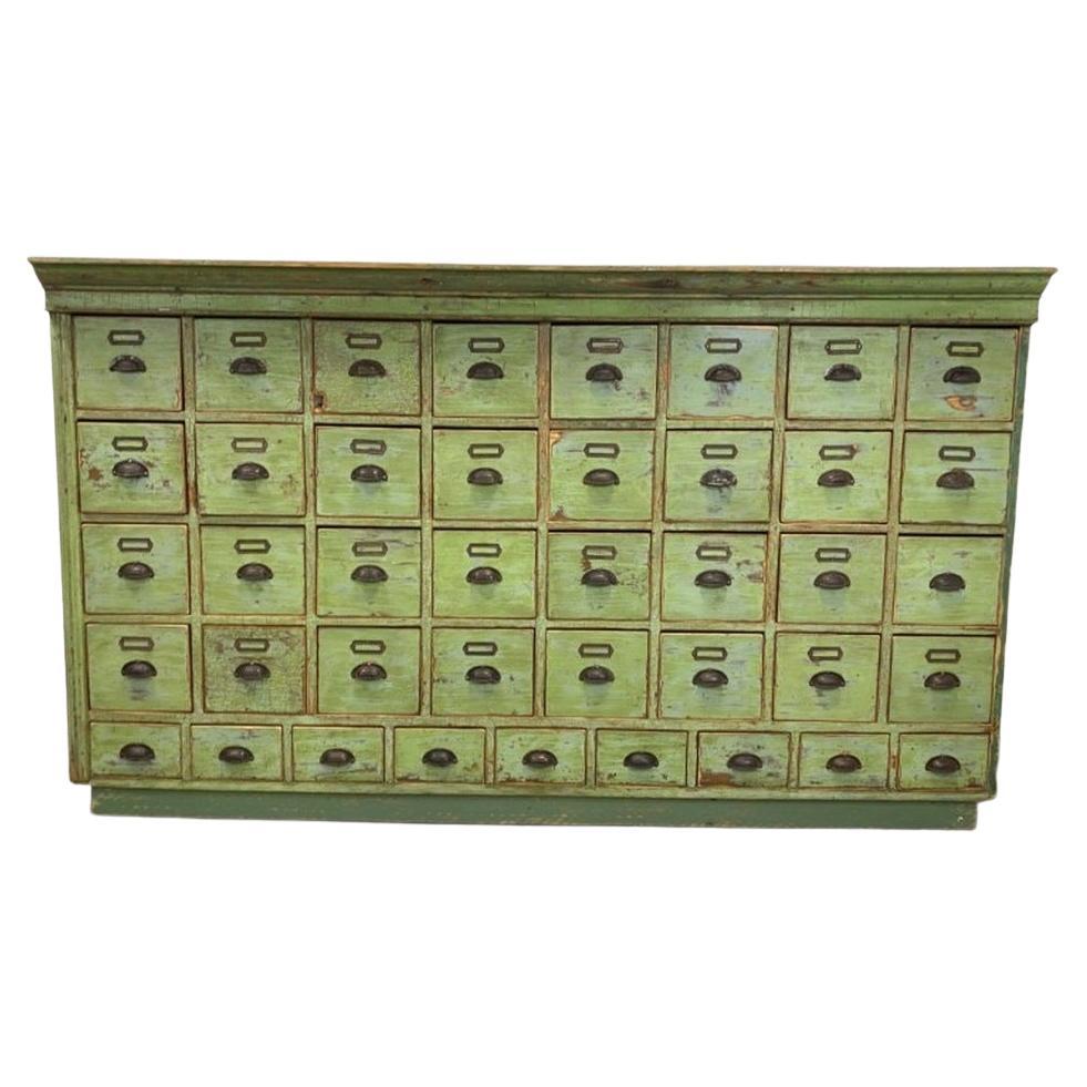 Lovely Vintage Farmhouse Pine Sideboard Sized Bank or Chest of