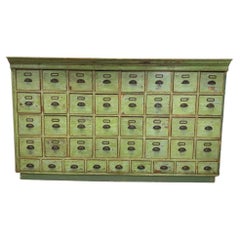 Vintage Green Chest of Drawers