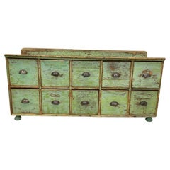 Vintage Green Chest of Drawers