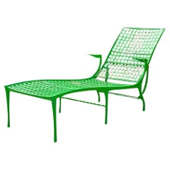 Used Green Dan Johnson Chaise Lounge for Brown Jordan