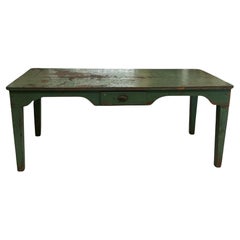 Antique Green Desk