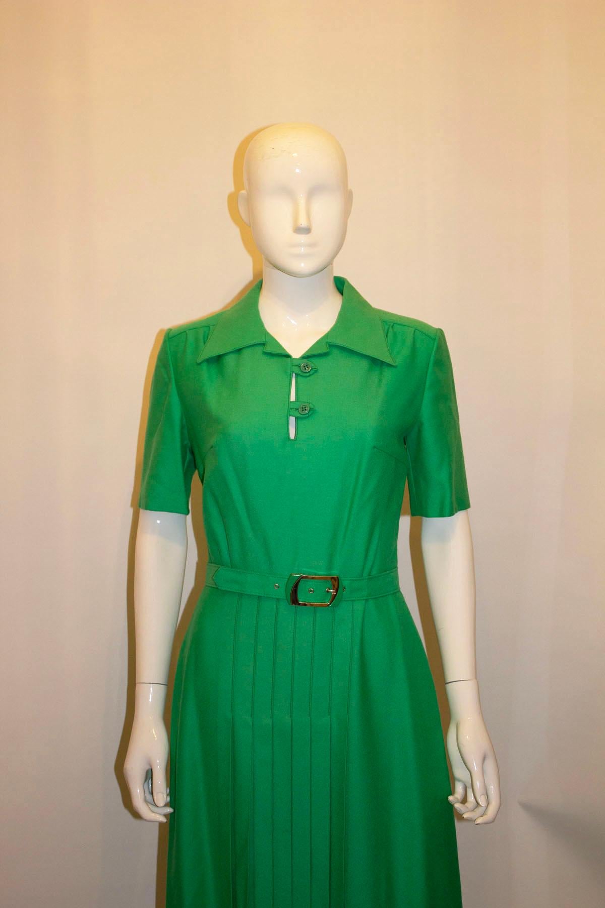 Vintage Green Dress by BaoBob In Good Condition For Sale In London, GB