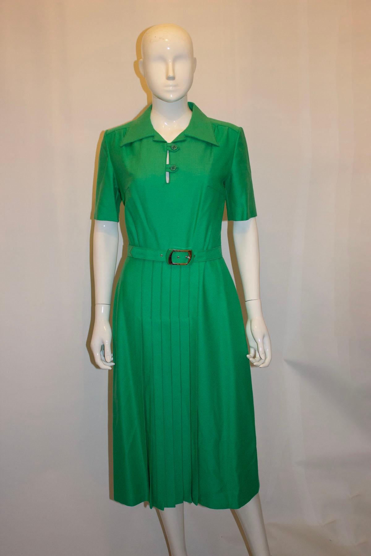 Women's Vintage Green Dress by BaoBob For Sale