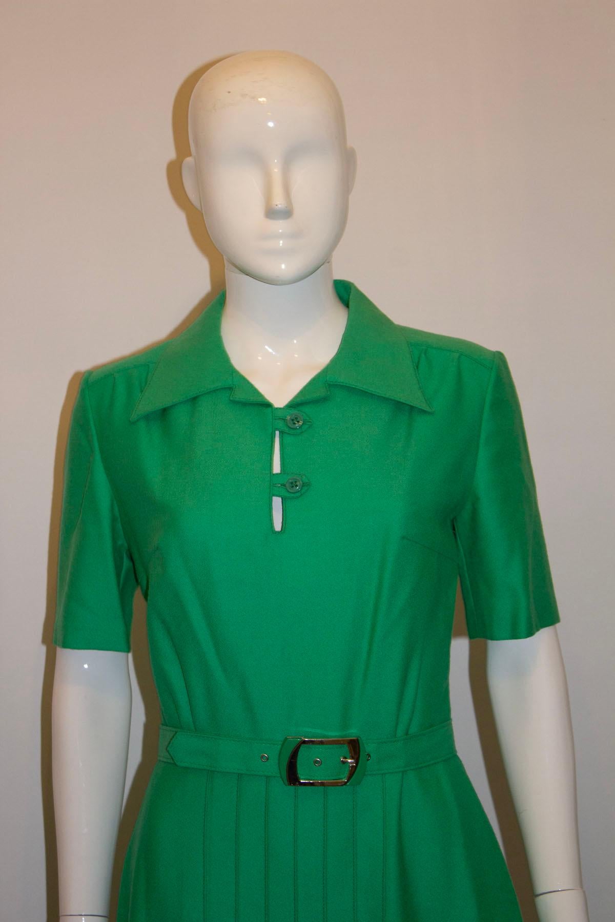 Vintage Green Dress by BaoBob For Sale 1