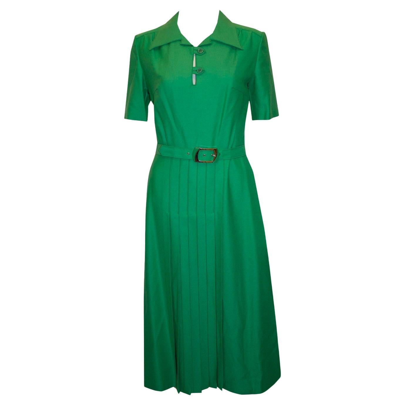 Vintage Green Dress by BaoBob For Sale