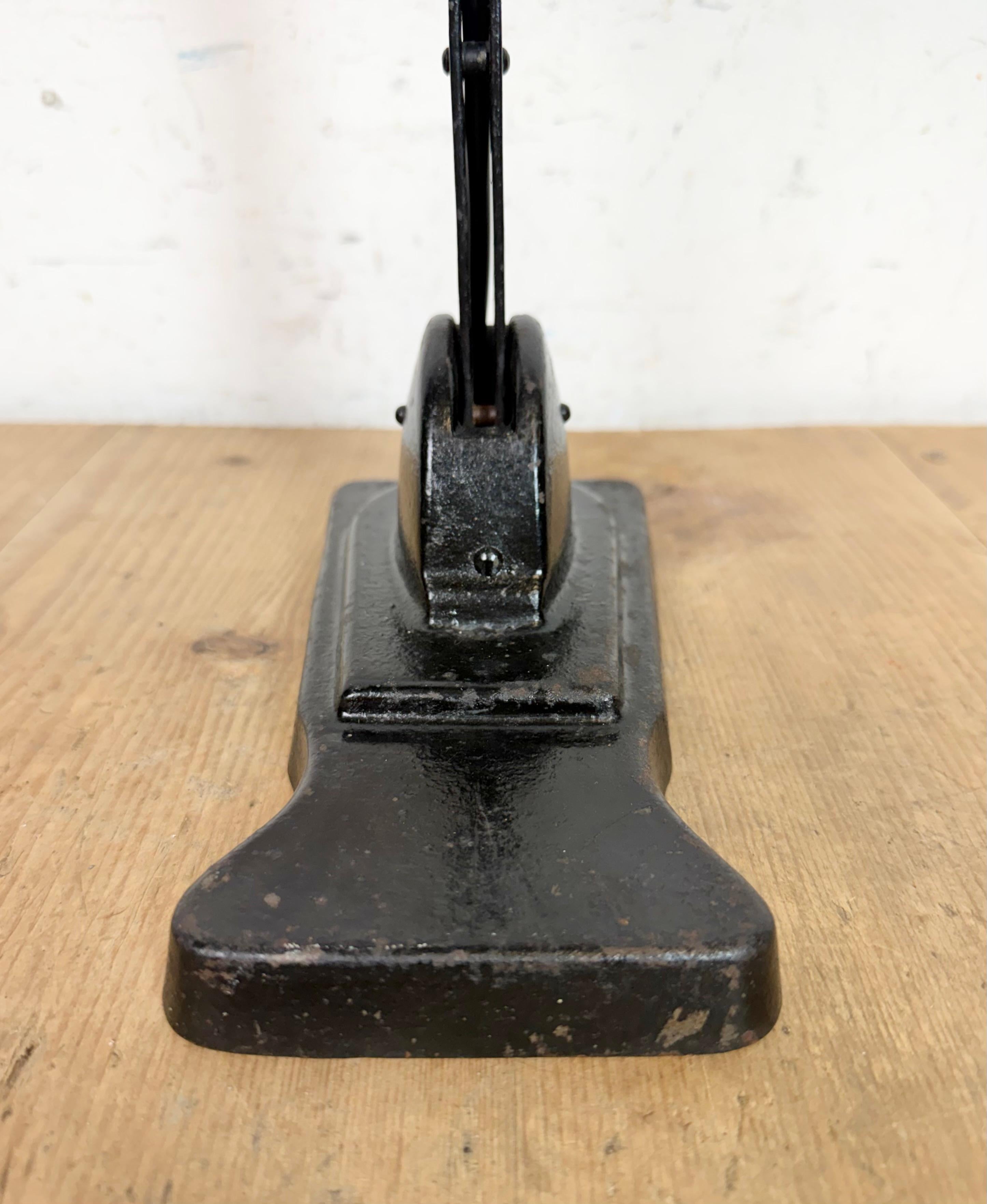 Vintage-Banklampe aus grüner Emaille, 1930er-Jahre im Angebot 6