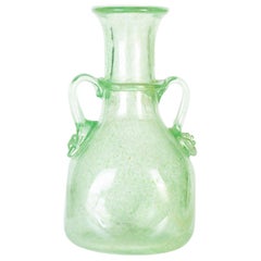 Vintage Green Glass Amphora, Northern Europe, 1980s